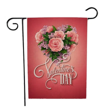 Load image into Gallery viewer, Home Garden Hearts 12.5x18 Inch Decorative Love Valentine Day Welcome Garden Flag wedding party hanging decorations 2020